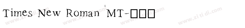 Times New Roman MT字体转换